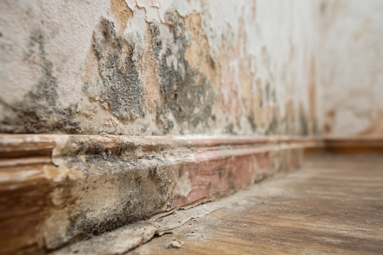 Storm damaged house for sale in Atlanta Georgia neighborhood