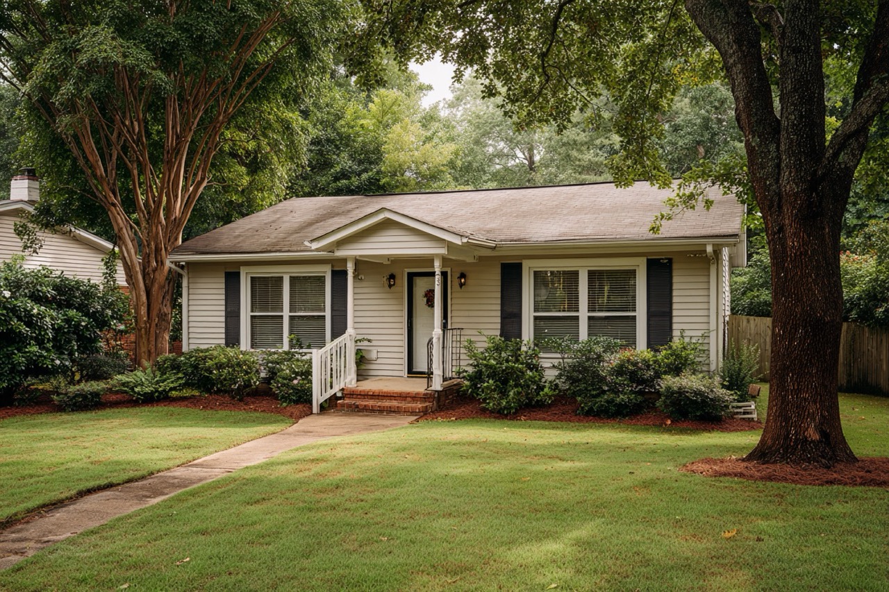 selling house with lien atlanta ga suburban home